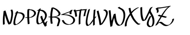 Radies Graffiti Font UPPERCASE