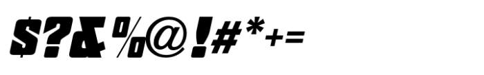 Radio Actor JNL Oblique Font OTHER CHARS
