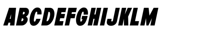 Radio Station JNL Oblique Font UPPERCASE