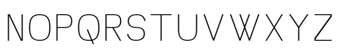 Radiotone Extra Light Font UPPERCASE