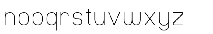 Radiotone Extra Light Font LOWERCASE