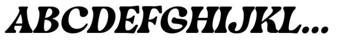 Radnick Italic Font UPPERCASE