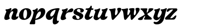 Radnick Italic Font LOWERCASE