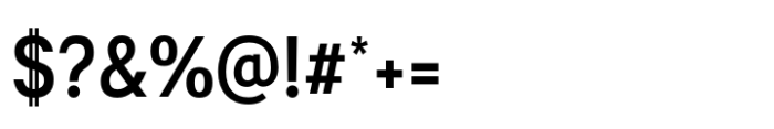 Radona Condensed Demi Font OTHER CHARS