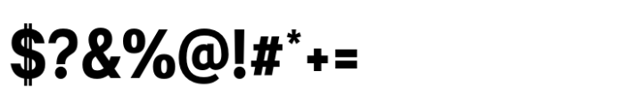 Radona Condensed Ex Bold Font OTHER CHARS