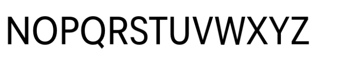 Radona Condensed Regular Font UPPERCASE