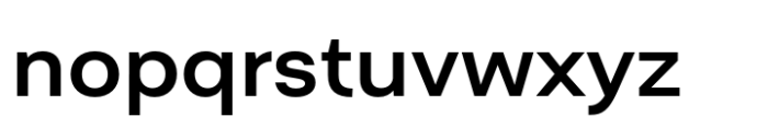 Radona Extended Bold Font LOWERCASE