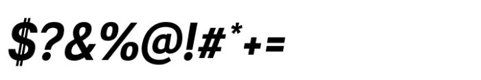 Radona Norm Ex Bold Italic Font OTHER CHARS