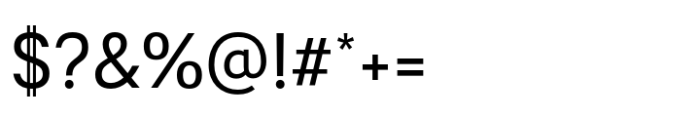 Radona Norm Regular Font OTHER CHARS