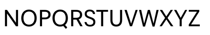 Radona Norm Regular Font UPPERCASE