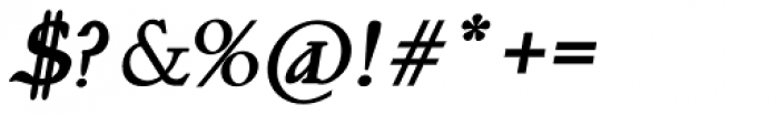 Radonezh Bold Italic Font OTHER CHARS