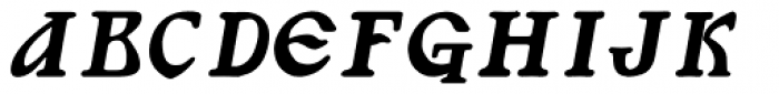 Radonezh Bold Italic Font UPPERCASE