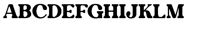 Radvin Regular Font UPPERCASE