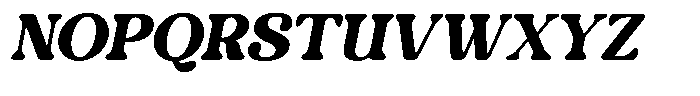 Radvin Slanted Font UPPERCASE