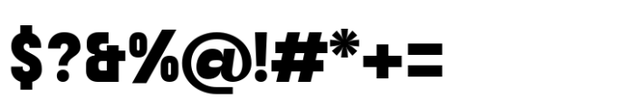 Raela Grotesque Black Font OTHER CHARS