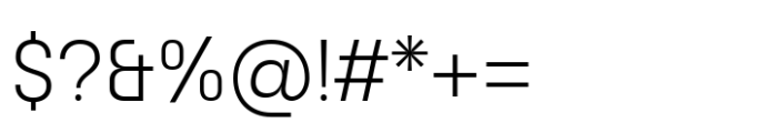 Raela Grotesque Extra Light Font OTHER CHARS