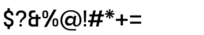 Raela Grotesque Medium Font OTHER CHARS