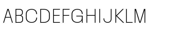 Raela Grotesque Thin Font UPPERCASE
