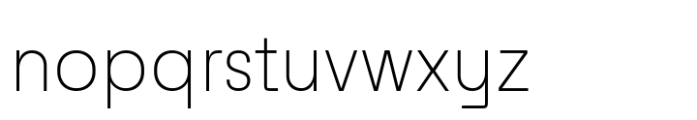 Raela Grotesque Thin Font LOWERCASE
