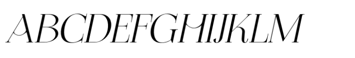 Raena Italic Font UPPERCASE