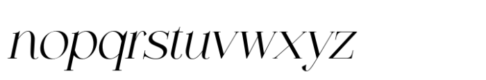 Raena Italic Font LOWERCASE