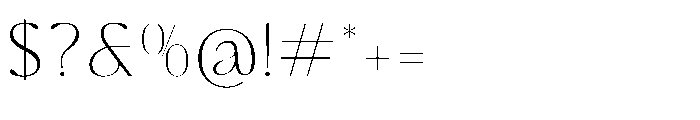 Rafbela Egitha Regular Font OTHER CHARS