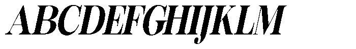 Rafiela Black Condensed Italic Font UPPERCASE