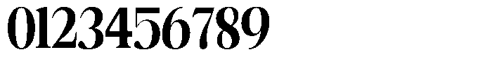 Rafiela Black Condensed Font OTHER CHARS