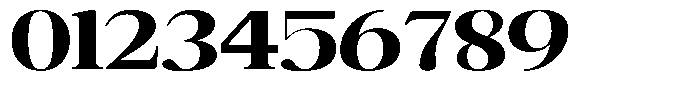 Rafiela Black Expanded Font OTHER CHARS