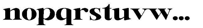 Rafiela Black Expanded Font LOWERCASE