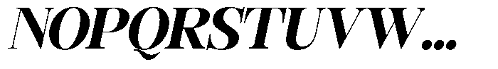 Rafiela Black Italic Font UPPERCASE