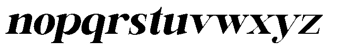 Rafiela Black Italic Font LOWERCASE