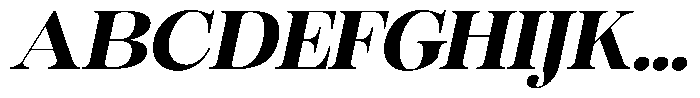 Rafiela Black Semi Expanded Italic Font UPPERCASE