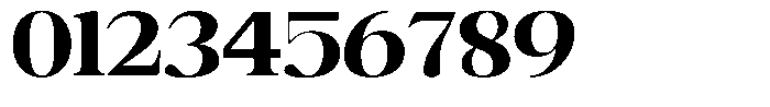 Rafiela Black Semi Expanded Font OTHER CHARS