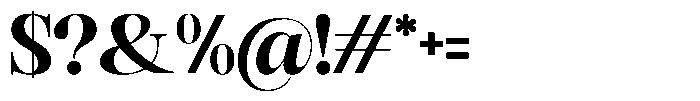 Rafiela Black Font OTHER CHARS