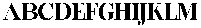 Rafiela Black Font UPPERCASE