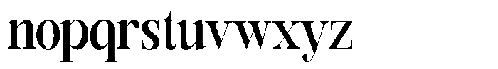 Rafiela Bold Condensed Font LOWERCASE