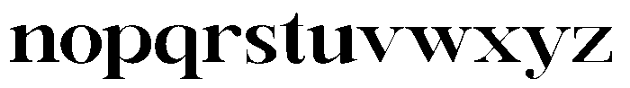 Rafiela Bold Semi Expanded Font LOWERCASE