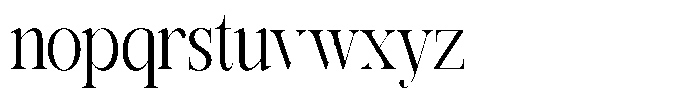 Rafiela Condensed Font LOWERCASE