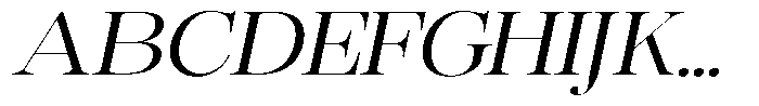 Rafiela Expanded Italic Font UPPERCASE