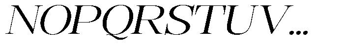 Rafiela Expanded Italic Font UPPERCASE