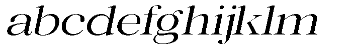 Rafiela Expanded Italic FONT