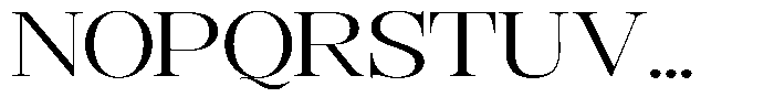 Rafiela Expanded Font UPPERCASE