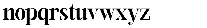 Rafiela Extra Bold Condensed Font LOWERCASE