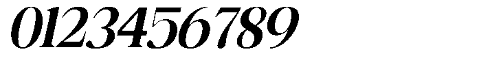 Rafiela Extra Bold Semi Condensed Italic Font OTHER CHARS