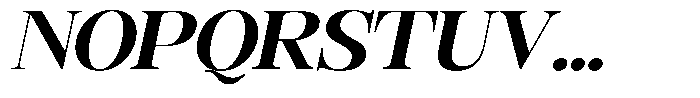 Rafiela Extra Bold Semi Expanded Italic Font UPPERCASE