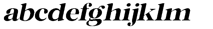 Rafiela Extra Bold Semi Expanded Italic FONT