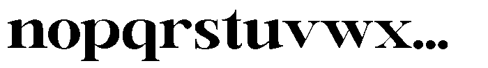 Rafiela Extra Bold Semi Expanded Font LOWERCASE