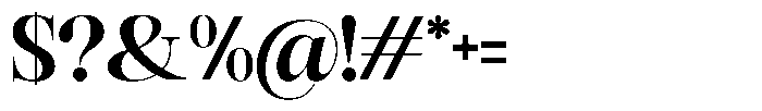 Rafiela Extra Bold Font OTHER CHARS