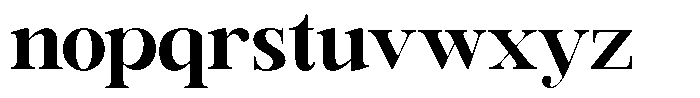 Rafiela Extra Bold Font LOWERCASE